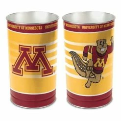 College Home Accents Wincraft Minnesota Golden Gophers Trash Can