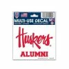 College Stickers & Decals Wincraft Nebraska Cornhuskers Alumni 3"x4" Decal -Wincraft Sales Store unnamed file 402