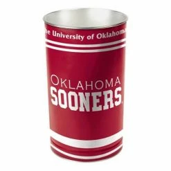 College Home Accents Wincraft Oklahoma Sooners Trash Can