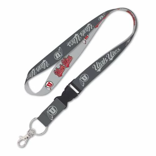 College Keychains & Lanyards Wincraft Utah Utes Charcoal Lanyard 3 College Keychains & Lanyards Wincraft Utah Utes Charcoal Lanyard