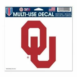 College Stickers & Decals Wincraft Oklahoma Sooners Ultra 5"x6" Decal