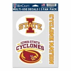 College Stickers & Decals Wincraft Iowa State Cyclones Fan Decal