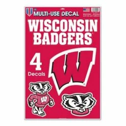 College Stickers & Decals Wincraft Wisconsin Badgers 11X17 Decal