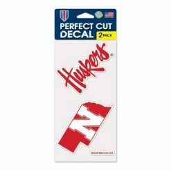 College Stickers & Decals Wincraft Nebraska Cornhuskers 4X8 Perfect Cut Decal
