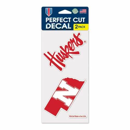 College Stickers & Decals Wincraft Nebraska Cornhuskers 4X8 Perfect Cut Decal 3 College Stickers & Decals Wincraft Nebraska Cornhuskers 4X8 Perfect Cut Decal
