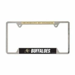College Picture Frames Wincraft Colorado Buffaloes Metal License Plate Frame