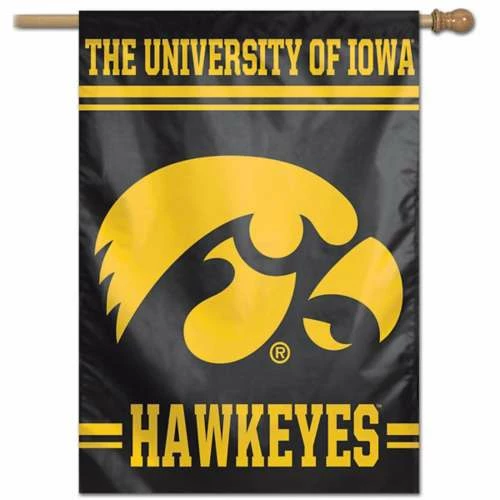 College Flags & Pennants Wincraft Iowa Hawkeyes 28"x40" Vertical Flag 3 College Flags & Pennants Wincraft Iowa Hawkeyes 28"x40" Vertical Flag