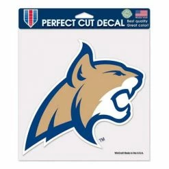 College Stickers & Decals Wincraft Montana State Bobcats 8X8 Perfect Cut Decal