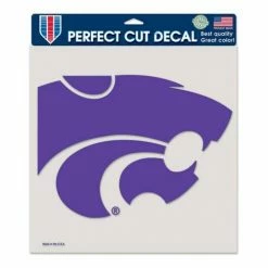College Stickers & Decals Wincraft Kansas State Wildcats 8"x8" Perfect Cut Decal