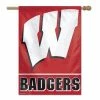 College Flags & Pennants Wincraft Wisconsin Badgers 28"x40" Vertical Flag -Wincraft Sales Store unnamed file 492
