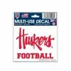 College Stickers & Decals Wincraft Nebraska Cornhuskers Football 3"x4" Decal -Wincraft Sales Store unnamed file 496