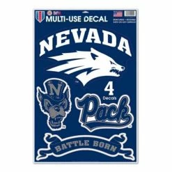 College Stickers & Decals Wincraft Nevada Wolf Pack 11X17 Decal