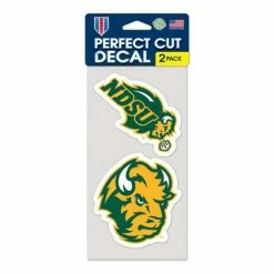 College Stickers & Decals Wincraft North Dakota State Bison 4"x8" Perfect Cut Decal