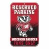 College Wall Decor & Signs Wincraft Wisconsin Badgers 11X17 Plastic Sign -Wincraft Sales Store unnamed file 534