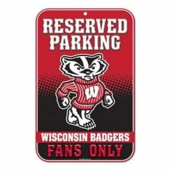 College Wall Decor & Signs Wincraft Wisconsin Badgers 11X17 Plastic Sign
