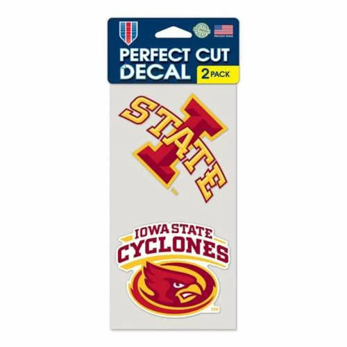 College Stickers & Decals Wincraft Iowa State Cyclones 4X8 Perfect Cut Decal 3 College Stickers & Decals Wincraft Iowa State Cyclones 4X8 Perfect Cut Decal