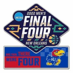 College Stickers & Decals Wincraft Kansas Jayhawks 2022 Final Four Pin