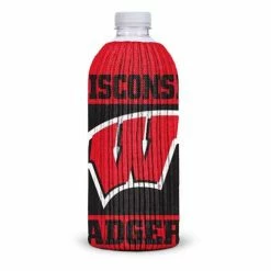 College Can Coolers Wincraft Wisconsin Badgers Knit Bottle Coolers
