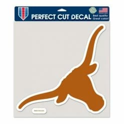 College Stickers & Decals Wincraft Texas Longhorns 8"x8" Perfect Cut Decal