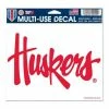 College Stickers & Decals Wincraft Nebraska Cornhuskers Ultra 5"x6" Decal -Wincraft Sales Store unnamed file 549