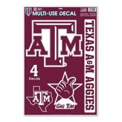 College Stickers & Decals Wincraft Texas A&M Aggies 11X17 Decal
