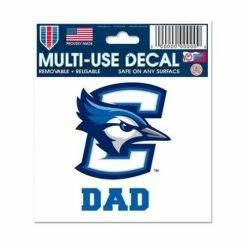 College Stickers & Decals Wincraft Creighton Bluejays Dad 3"x4" Decal