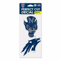 College Stickers & Decals Wincraft Nevada Wolf Pack 4"x8" Perfect Cut Decal