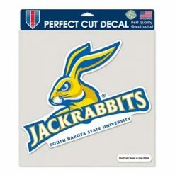 College Stickers & Decals Wincraft South Dakota State Jackrabbits 8X8 Perfect Cut Decal
