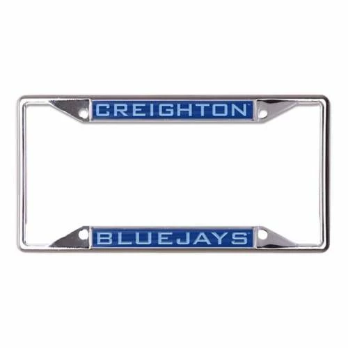College License Plates & Frames Wincraft Creighton Bluejays Chromed Metal License Plate Frame 3 College License Plates & Frames Wincraft Creighton Bluejays Chromed Metal License Plate Frame