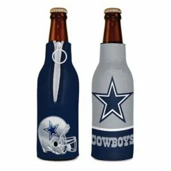 NFL Can Coolers Wincraft Dallas Cowboys Zippered Bottle Cooler