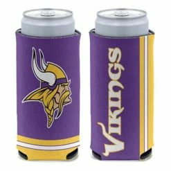 NFL Can Coolers Wincraft Minnesota Vikings Slim Can Cooler