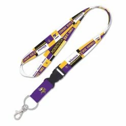 NFL Keychains & Lanyards Wincraft Minnesota Vikings Team Colorblock Lanyard