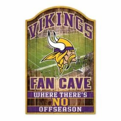 NFL Wall Decor & Signs Wincraft Minnesota Vikings 11X17 Wood Sign