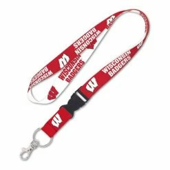 College Keychains & Lanyards Wincraft Wisconsin Badgers Lanyard