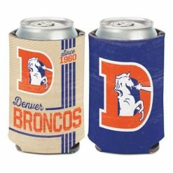 NFL Can Coolers Wincraft Denver Broncos Retro Can Cooler