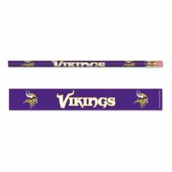 NFL Home Accents Wincraft Minnesota Vikings 6 Pack Pencils