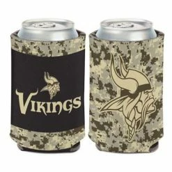 NFL Can Coolers Wincraft Minnesota Vikings SI Camo Can Cooler