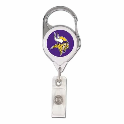 NFL Keychains & Lanyards Wincraft Minnesota Vikings Badge Holder 3 NFL Keychains & Lanyards Wincraft Minnesota Vikings Badge Holder