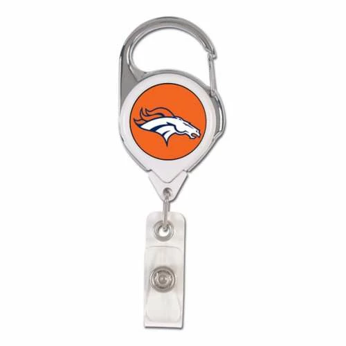 NFL Keychains & Lanyards Wincraft Denver Broncos Badge Holder 3 NFL Keychains & Lanyards Wincraft Denver Broncos Badge Holder
