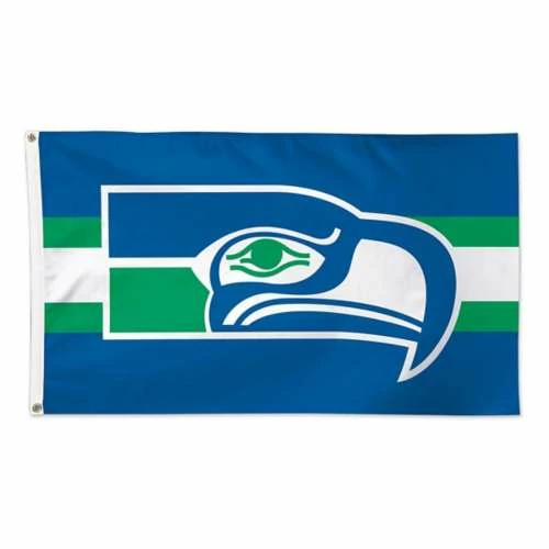 NFL Flags & Pennants Wincraft Seattle Seahawks Retro 3X5 Flag 3 NFL Flags & Pennants Wincraft Seattle Seahawks Retro 3X5 Flag