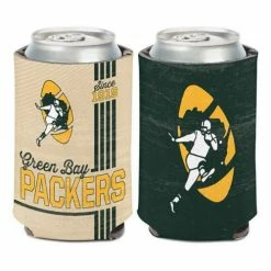 NFL Can Coolers Wincraft Green Bay Packers Retro Can Cooler