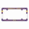 NFL License Plates & Frames Wincraft Minnesota Vikings Plastic License Plate Frame -Wincraft Sales Store unnamed file 696