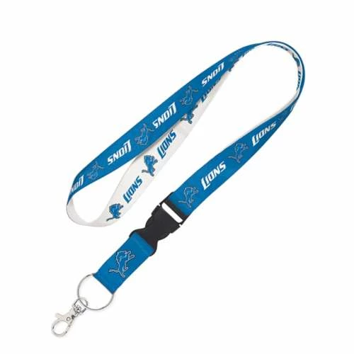 NFL Keychains & Lanyards Wincraft Detroit Lions Lanyard 3 NFL Keychains & Lanyards Wincraft Detroit Lions Lanyard