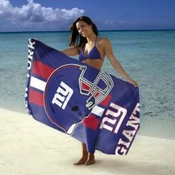 NFL Swimwear Accessories Wincraft New York Giants Fiber Beach Towel