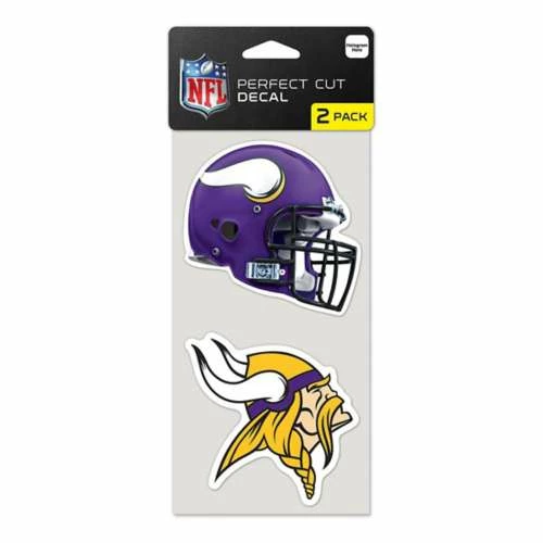 NFL Stickers & Decals Wincraft Minnesota Vikings 4X8 Perfect Cut Decal 3 NFL Stickers & Decals Wincraft Minnesota Vikings 4X8 Perfect Cut Decal