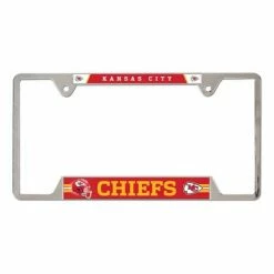 NFL License Plates & Frames Wincraft Kansas City Chiefs Metal License Plate Frame
