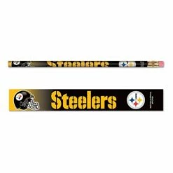 NFL Home Accents Wincraft Pittsburgh Steelers 6 Pack Pencils