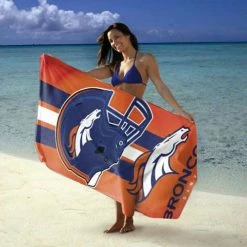 NFL Swimwear Accessories Wincraft Denver Broncos Fiber Beach Towel