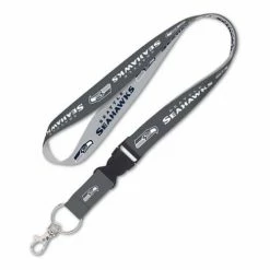 NFL Keychains & Lanyards Wincraft Seattle Seahawks Charcoal Lanyard