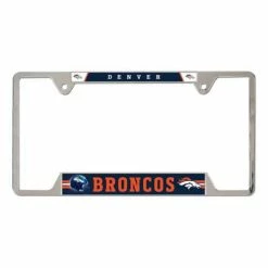 NFL License Plates & Frames Wincraft Denver Broncos Metal License Plate Frame